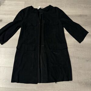 H and M faux suede jacket size 8